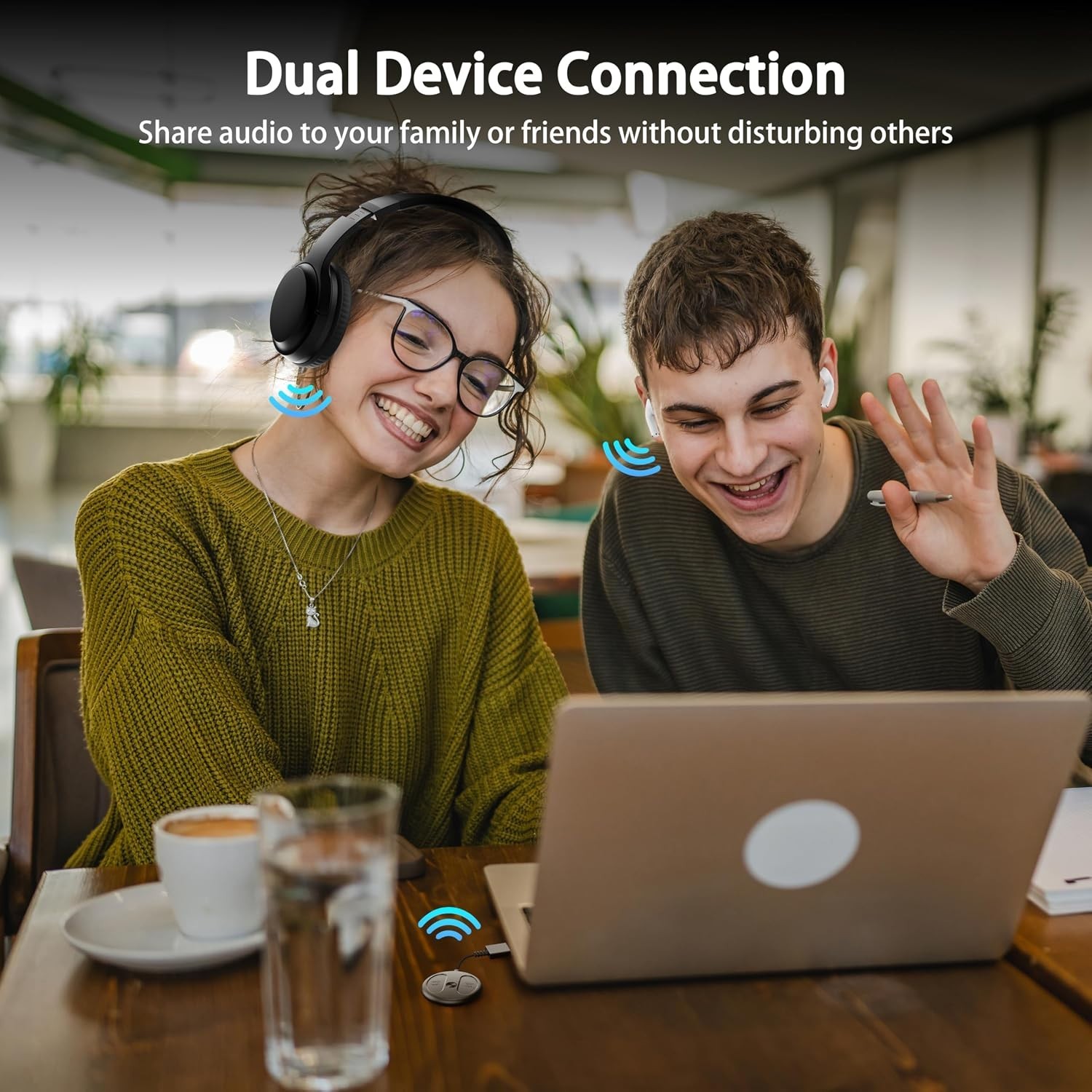 USB-C Bluetooth Adapter for PS5, Bluetooth 5.4 Audio Adapter for PC, Plug and...