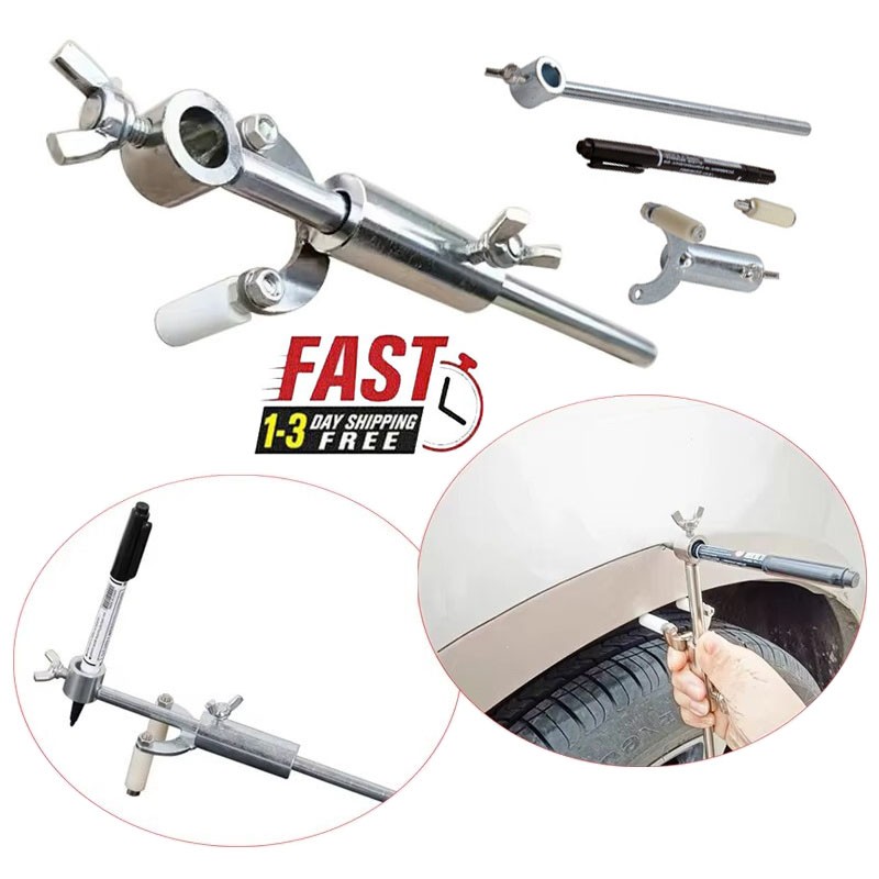 Automotive Dent Repair Wheel Arch Car Body Line Marking Tool Adjustable Range US