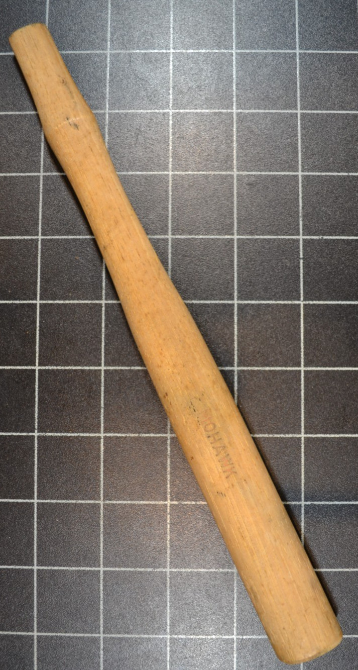 MOHAWK - UNUSED VINTAGE MACHINIST HAMMER HANDLE - 12" - NOS