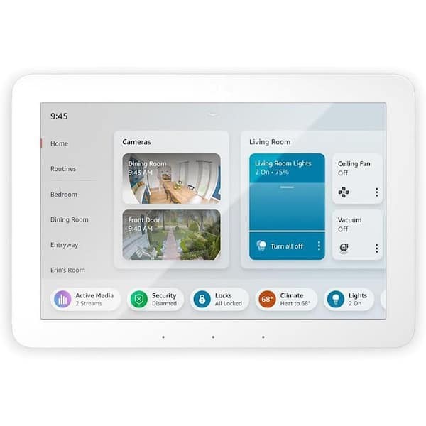 New Amazon Echo Hub 8" Smart Home Control Panel with Alexa White
