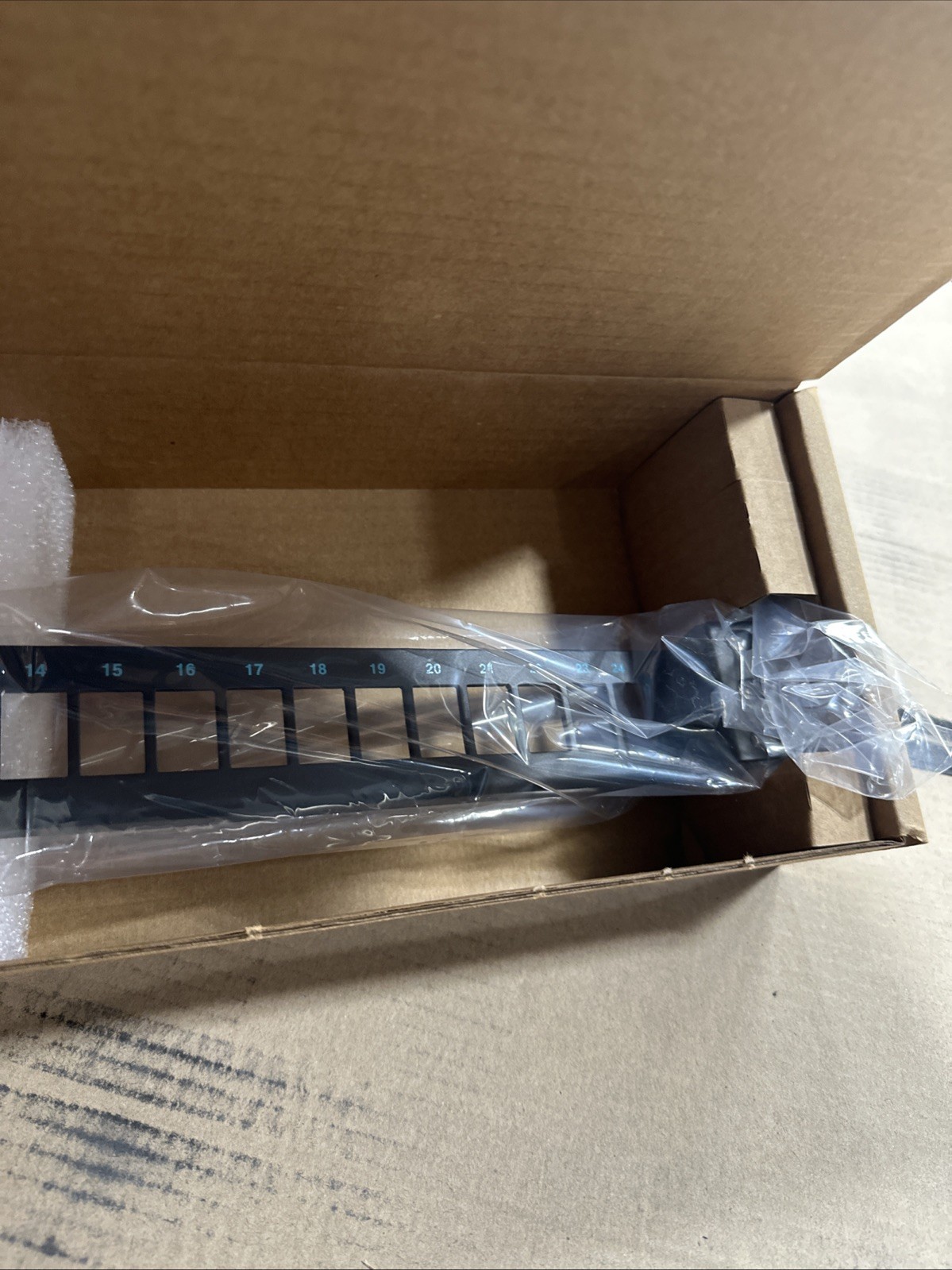 Ortronics OR-PHAPJU24 - Unloaded Angled Patch Panel 24-Port 1RU -EXCELLENT