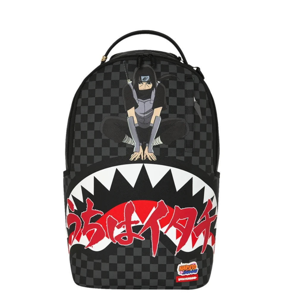 Sprayground Naruto Itachi Checkred Pose Brand New Large School Backpack B8841