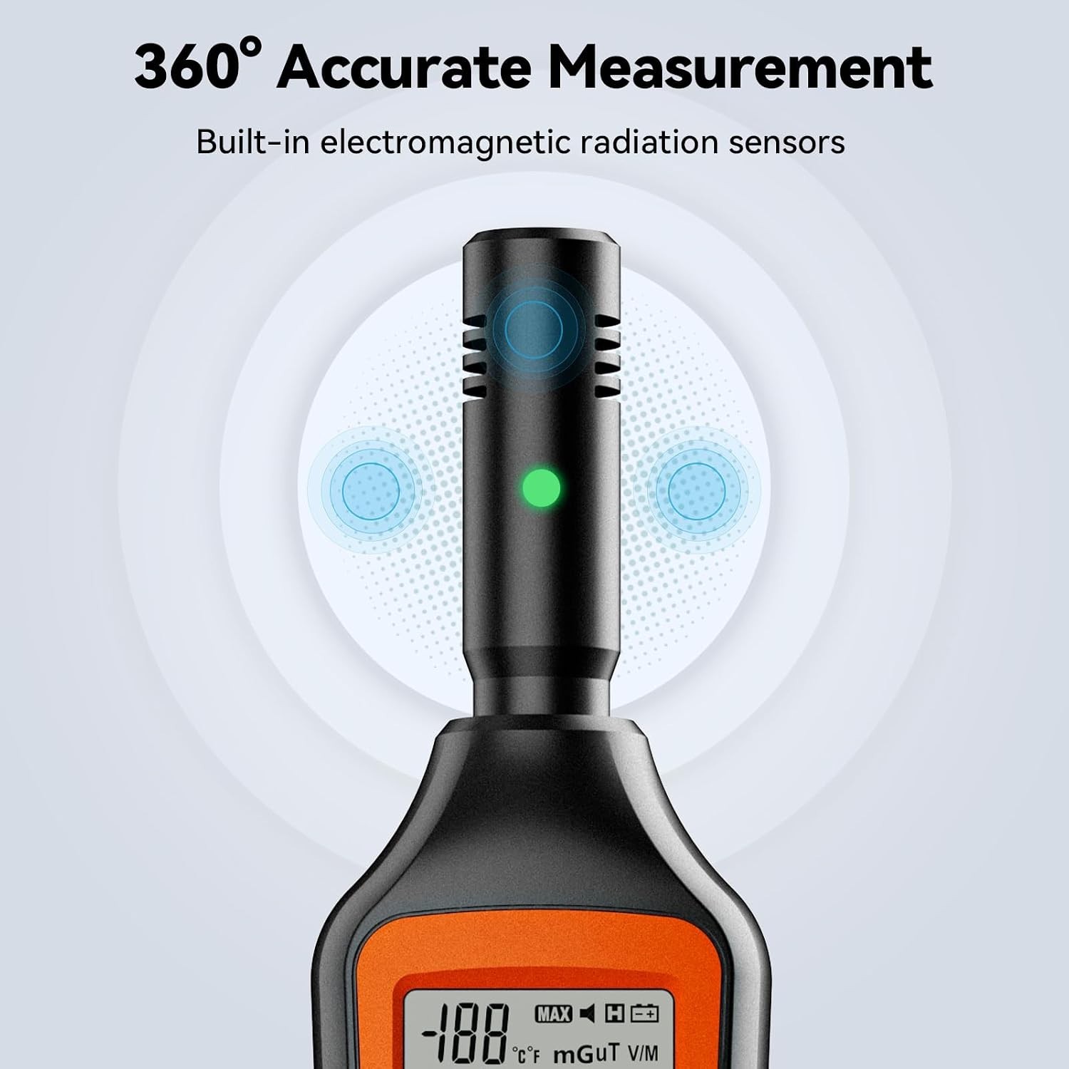 Handheld 3 in 1 Emf Meter Detector Digital Radiation Tester Electromagnetic