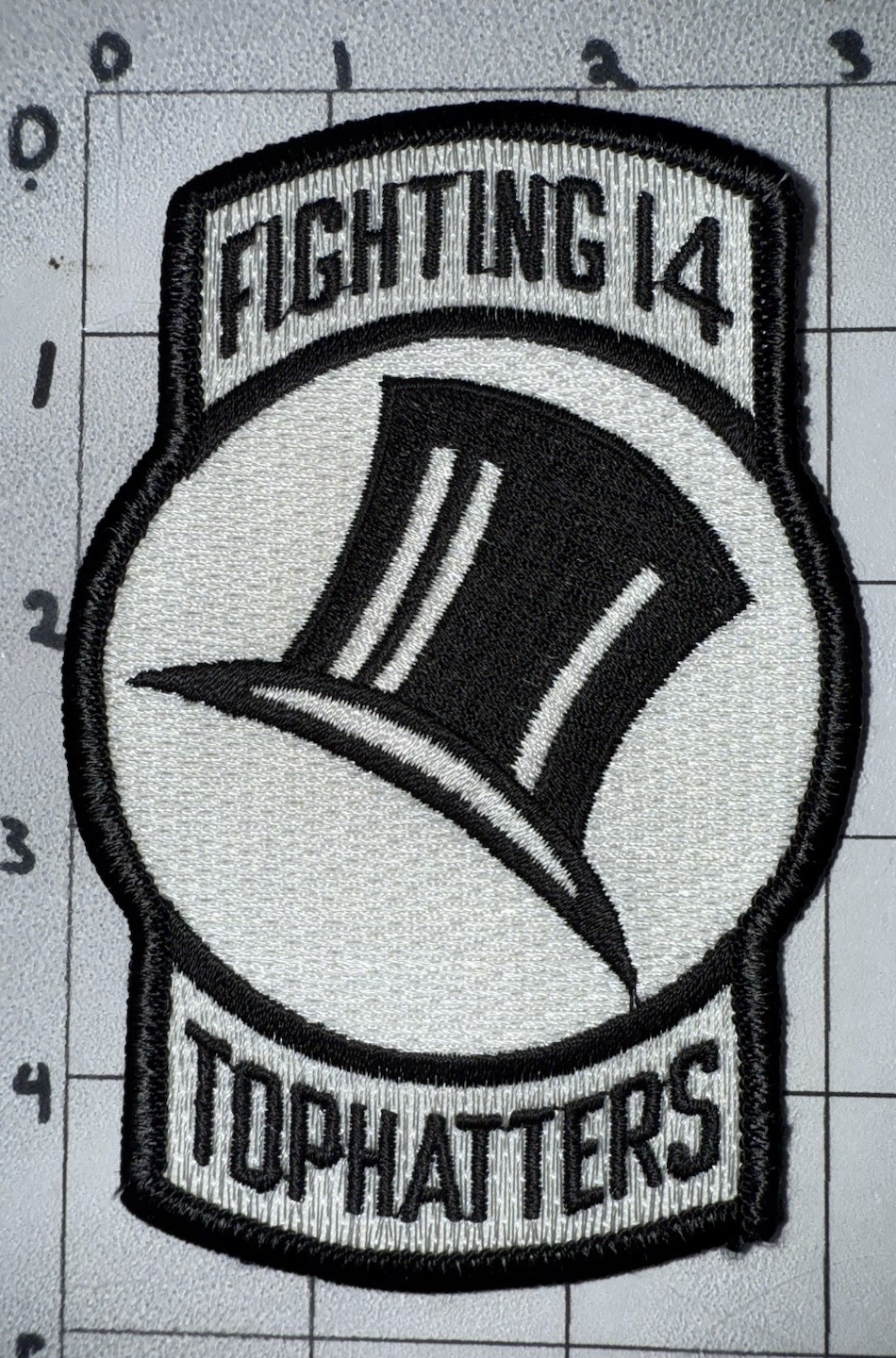1970s - 1990s USN VFA-14 Strike Fighter Squadron 14 Tophatters Patch (6)