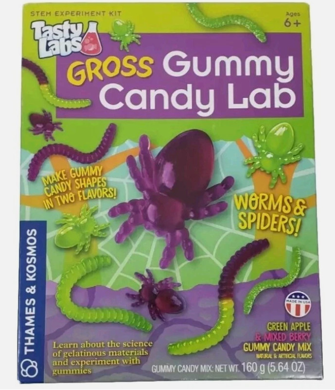 Gross Gummy Candy Lab Thames & Kosmos STEM EXPERIMENT KIT Kids Toy Set Education