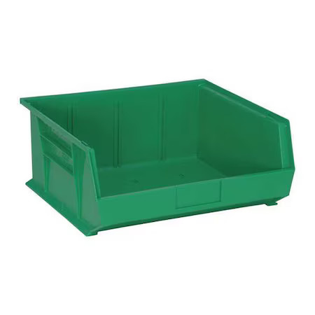 Quantum Storage Systems Qus250gn Hang & Stack Storage Bin, Polypropylene,