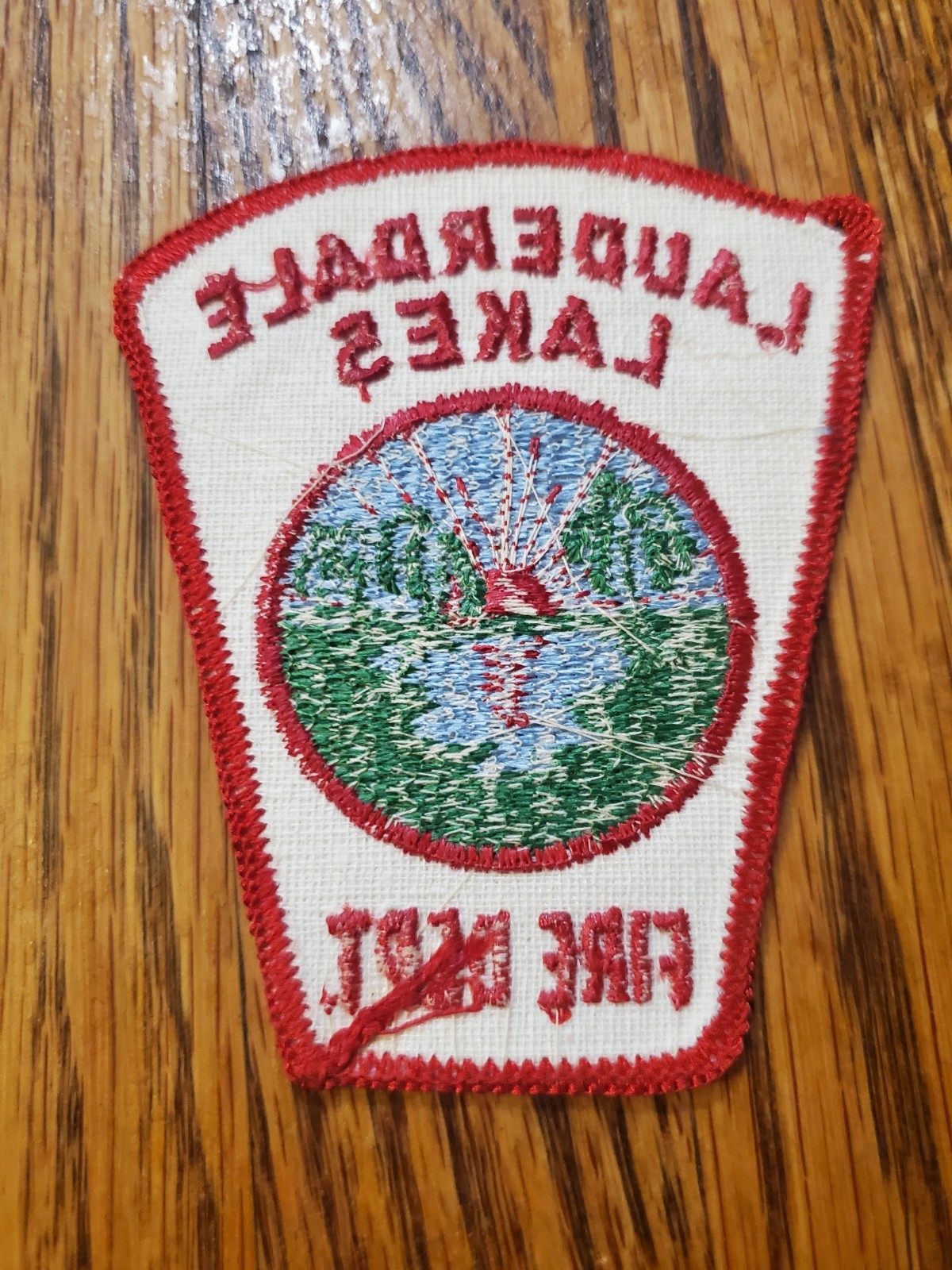Vintage Lauderdale Lakes Fire Department patch