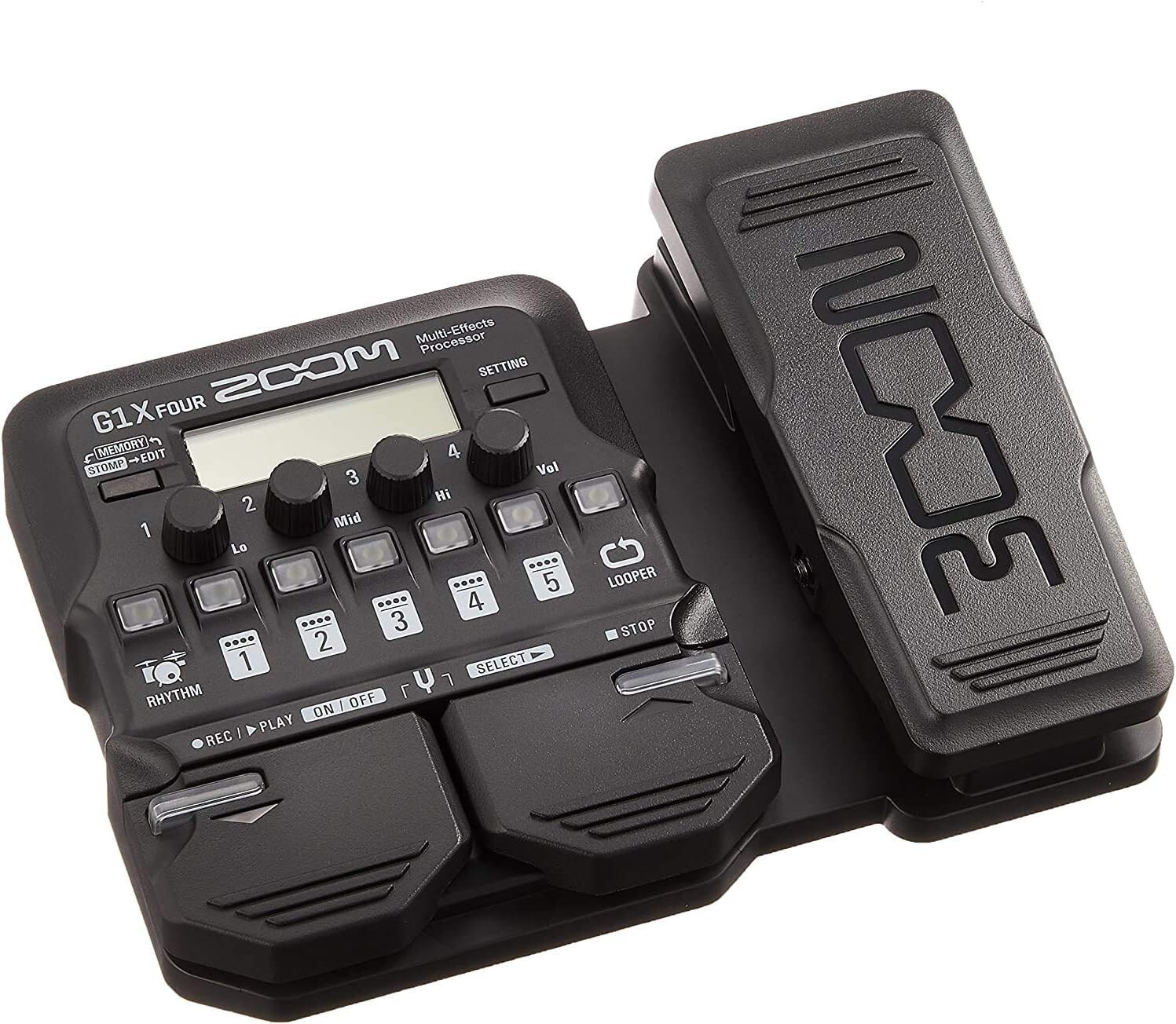 Zoom G1X FOUR Guitar Multi-Effects Processor Pedal with Expression Pedal NEW