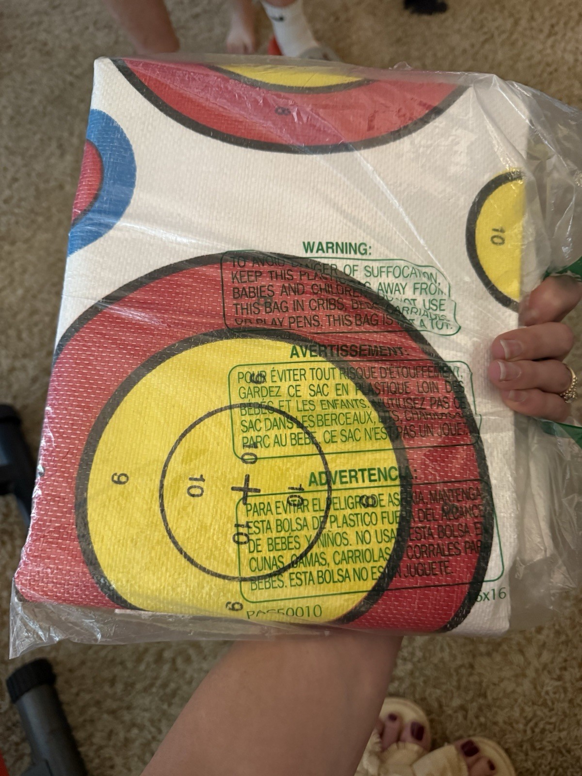Morrell Youth Field Point Bag Archery Target Replacement Face Sheet, Multi-Color