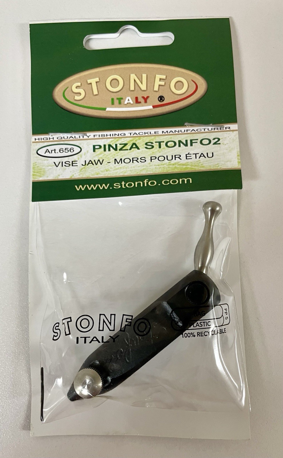 STONFO 2 INTERCHANGABLE VISE JAW. FLY TYING LARGER SALTWATER FLIES. ELITE AIRONE