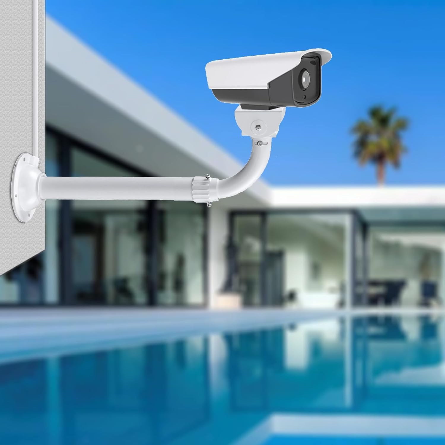 WiTi CCTV Security Camera Mount Bracket, 40CM-60CM Adjustable Wall and Ceiling M