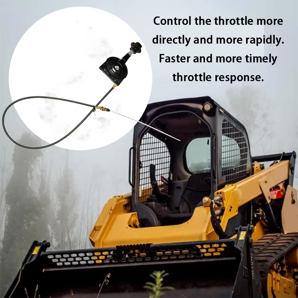 Mini Excavator Manual Bendable Control Throttle Cables Throttle Cable Controller