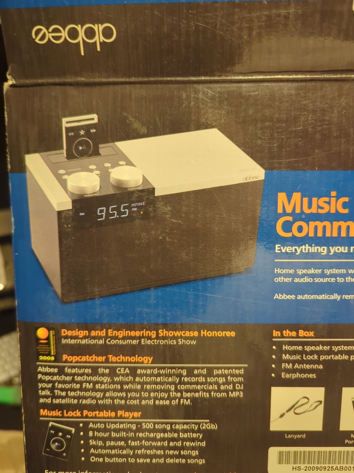Abbee Commercial Free Music Radio System W/ Music Lock Myine AB001