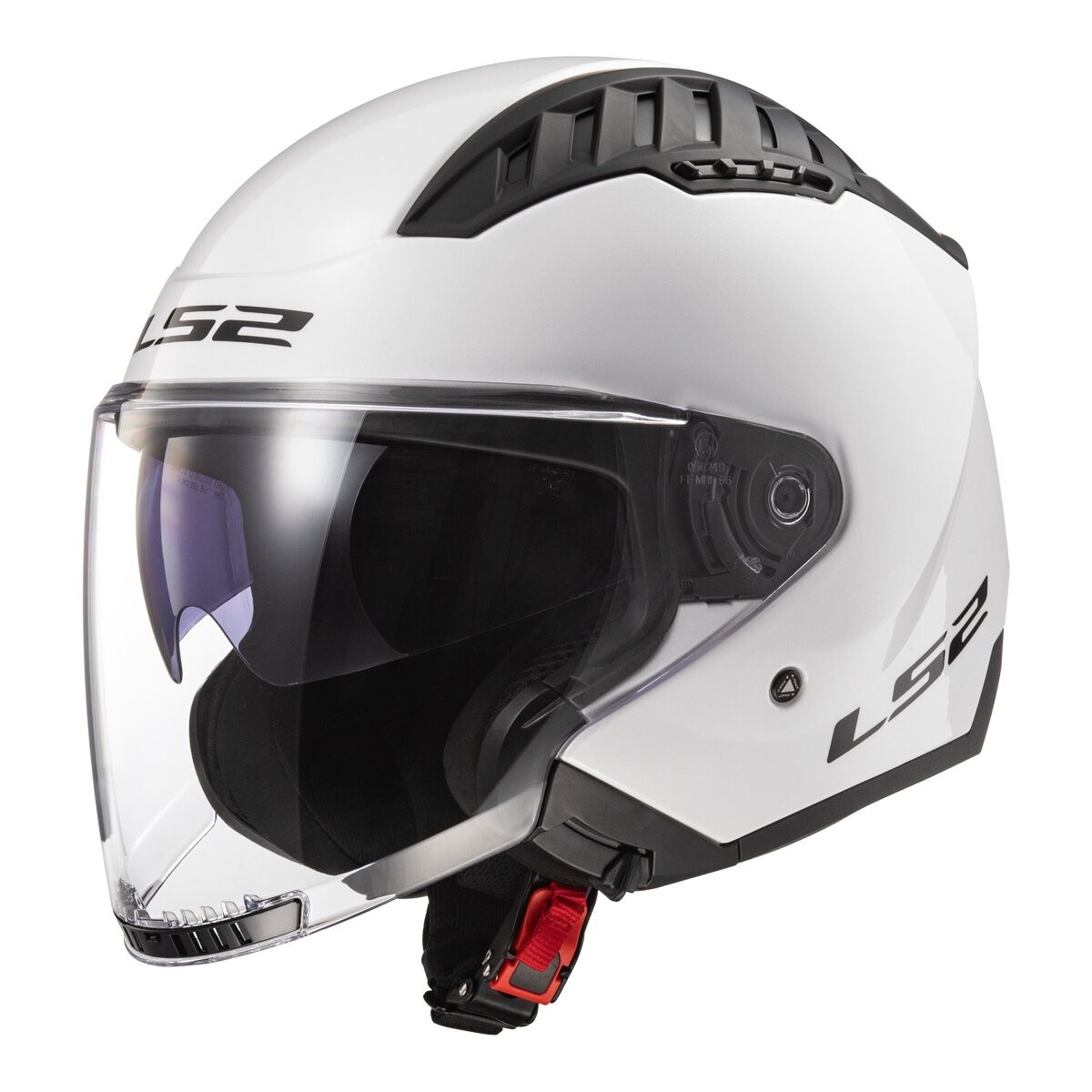 LS2 White Copter Helmet (Adult L) 600-1024