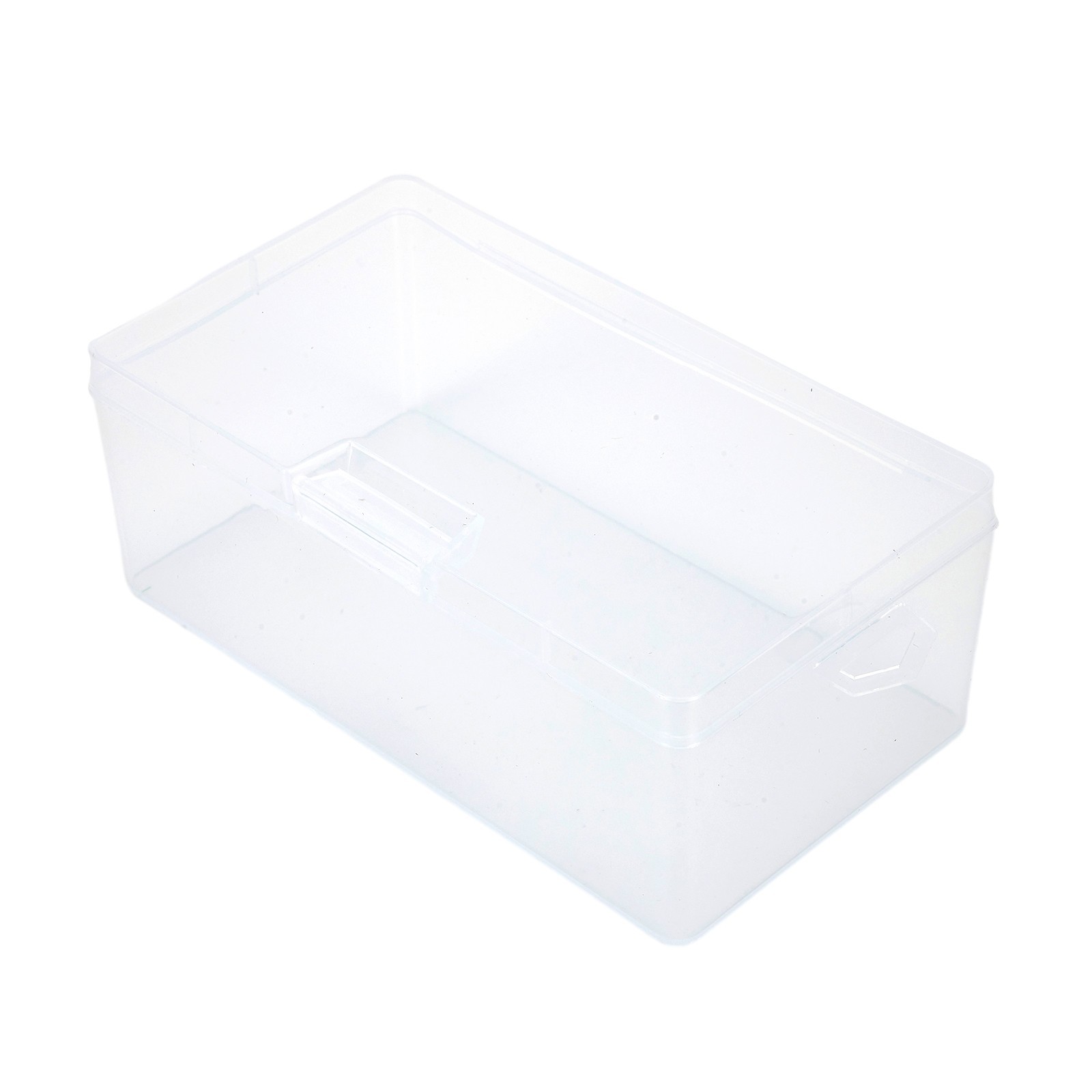 Plastic Storage Box Transparent With Lid Collection Container Organiser
