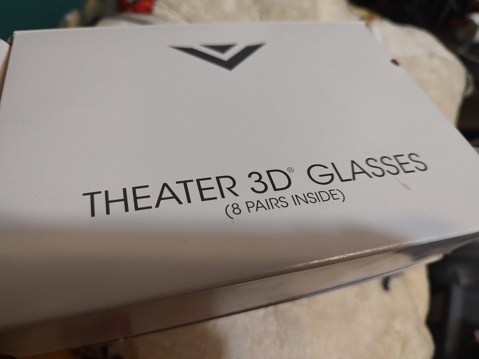 Theater 3D Glasses – Box of 8 Pairs – Passive Polarized – New in Packaging