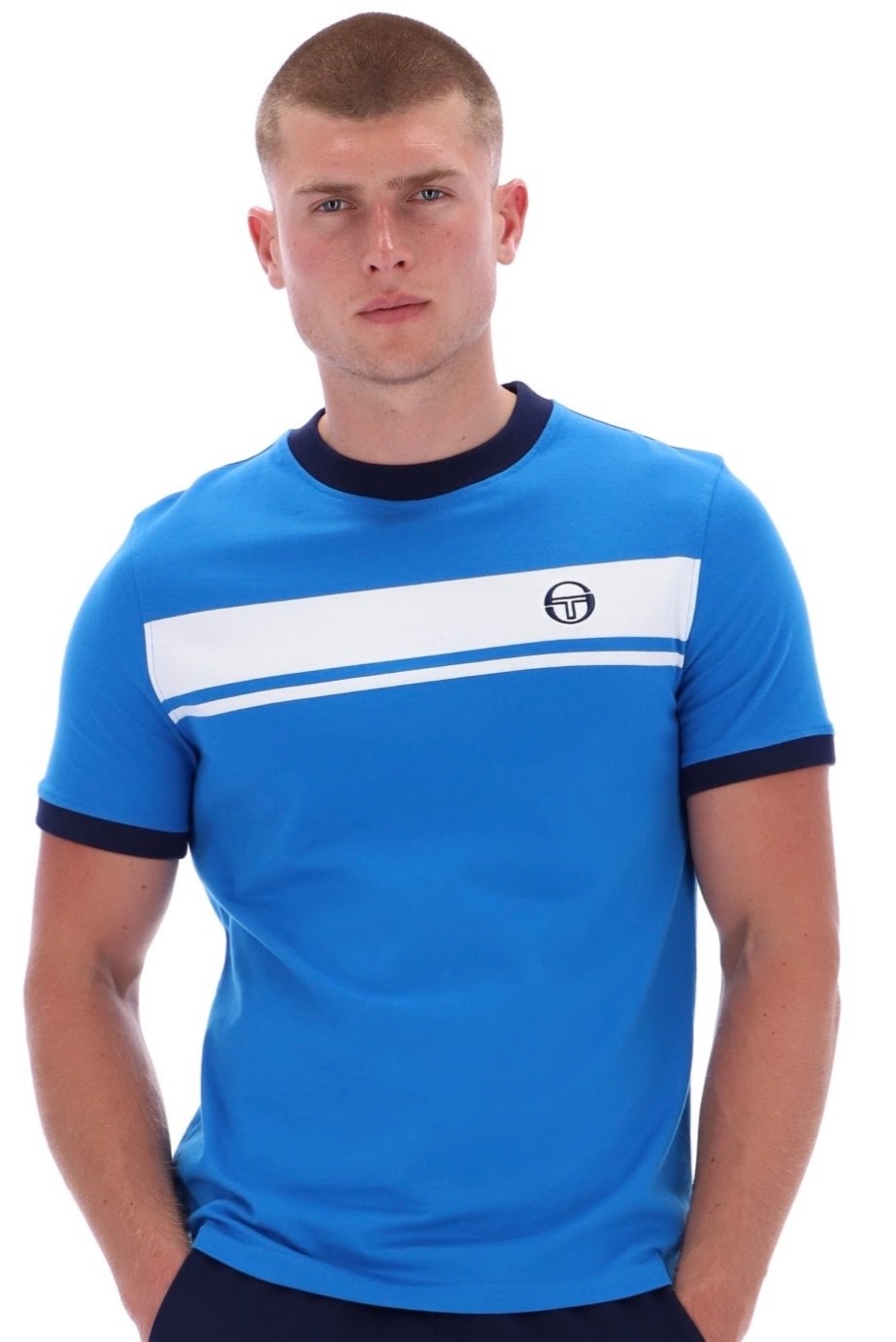 Sergio Tacchini Masters Tee T-Shirt - Light Blue