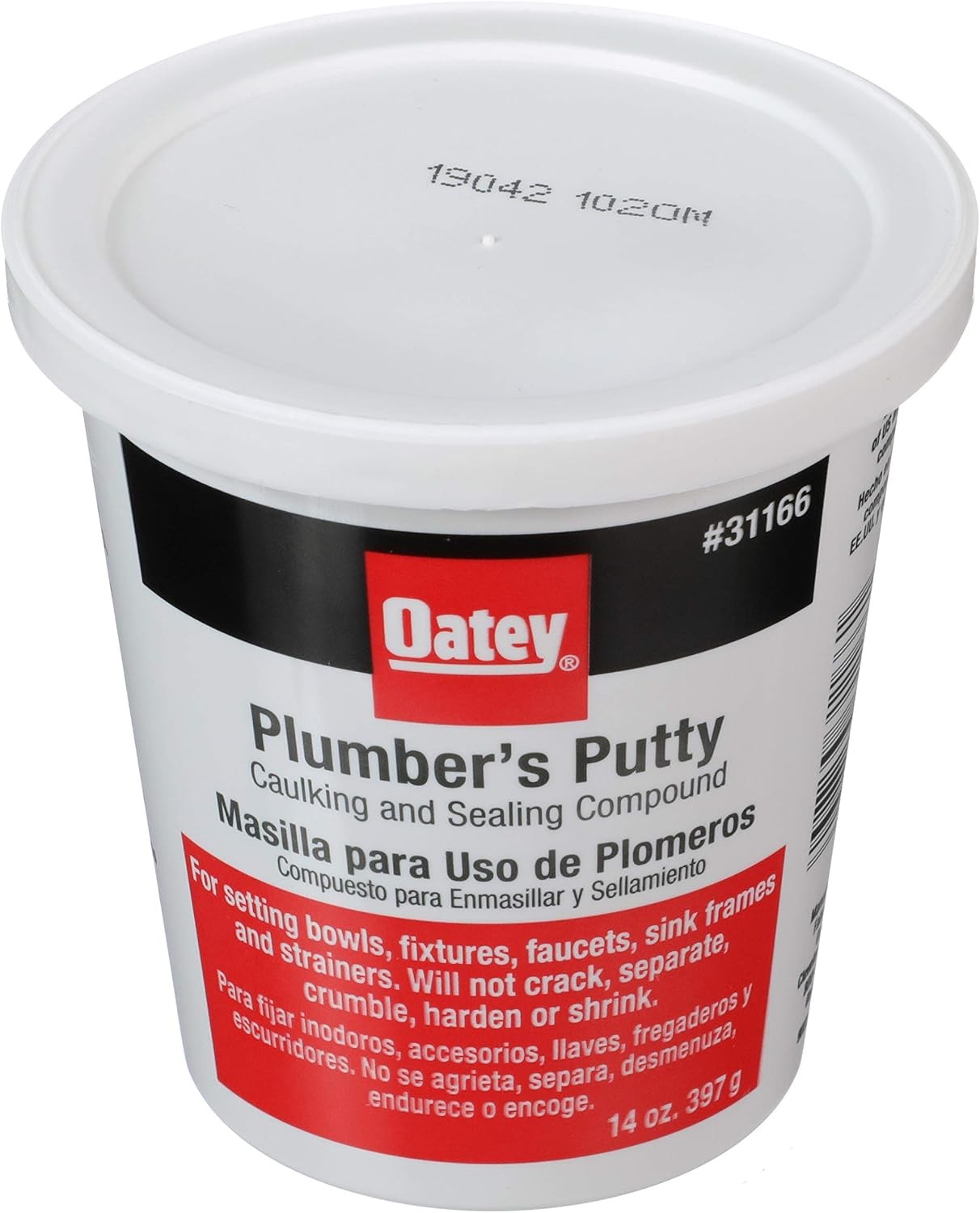 Oatey 31166 Plumbers Putty 14 Oz