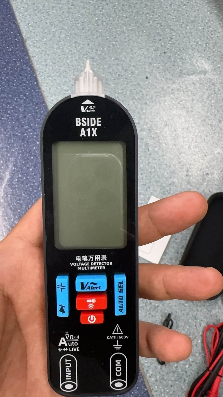 Digital Multimeter Tester Smart Rechargeable Voltmeter AC/DC Voltage Measurement