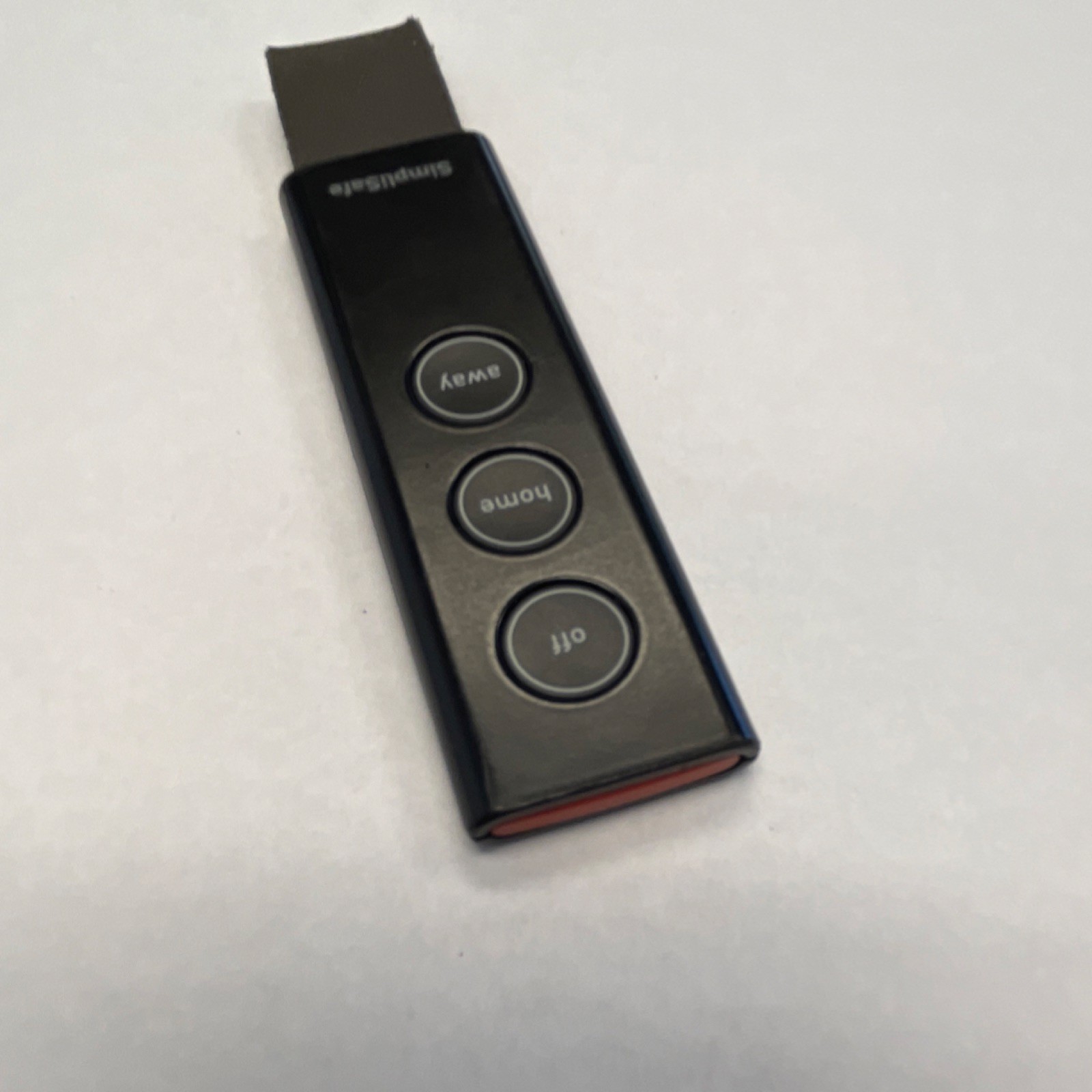 SimpliSafe Remote Control Key Fob Black for Home Security System