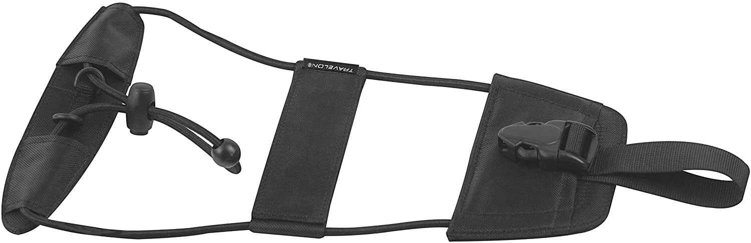 Luggage Bungee Strap for Travel and Suitcases; Black-New!