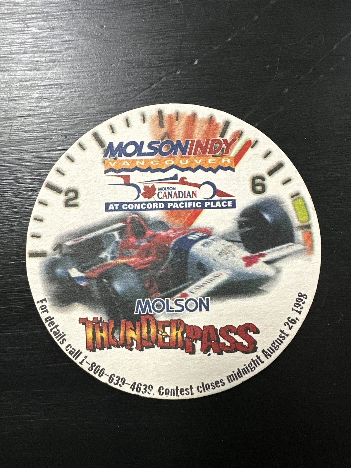 Molson Indy Vancouver 1998 Beer  Coaster