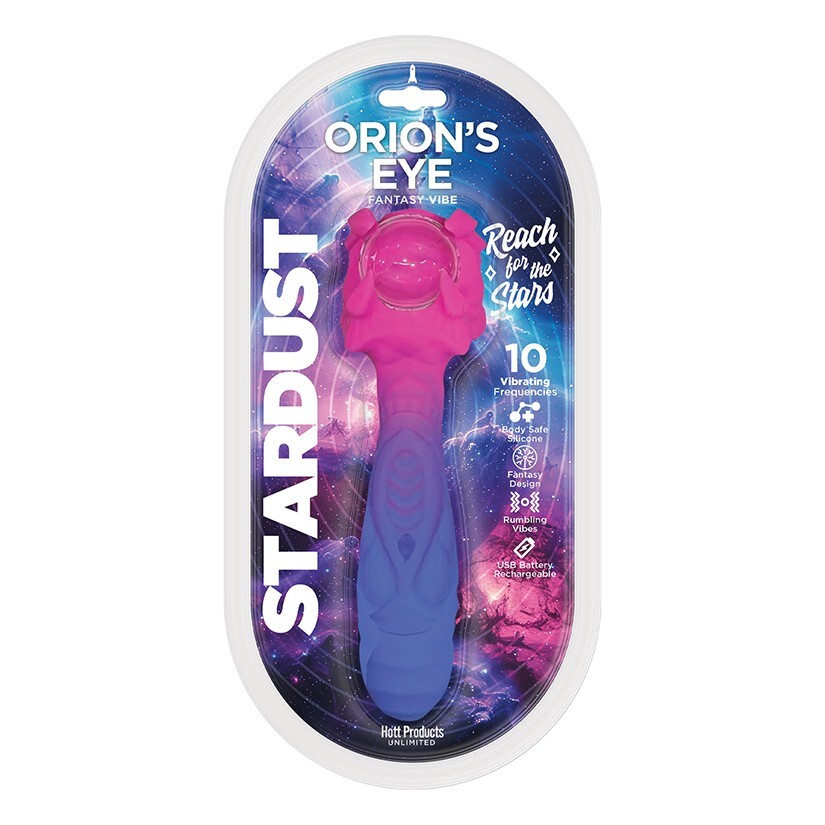 Dildo massager inspired by the cosmos and the mystique of Orion's eye