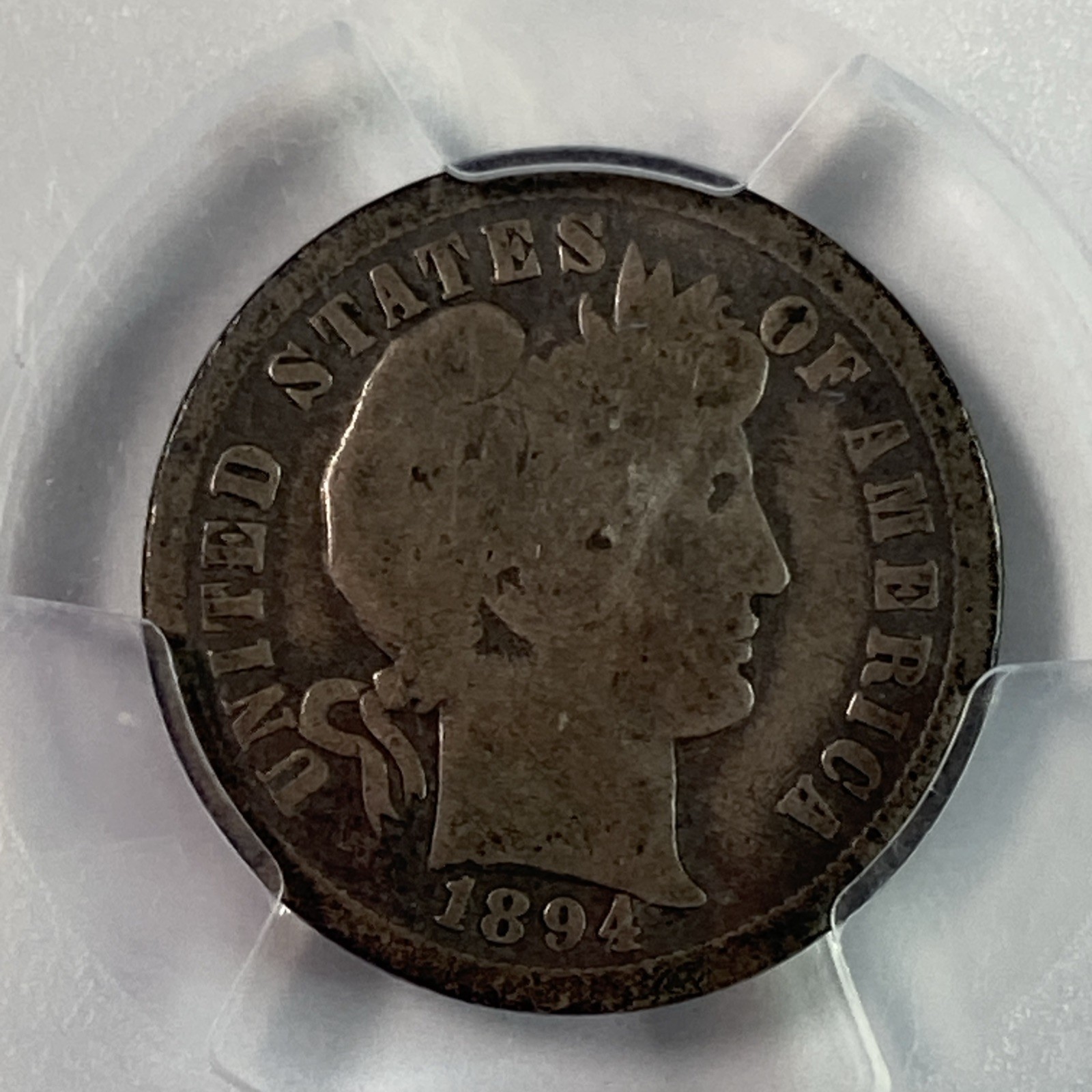 1894-O Barber Dime : PCGS G06