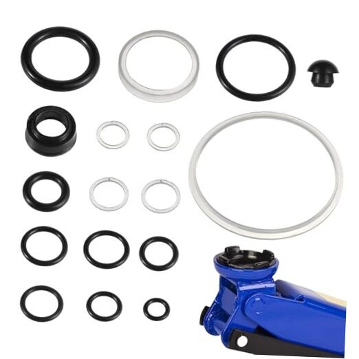 15 Pcs Floor Hydraulic Jack Seal Kit, Car Repair Tool, Floor Jack Repair