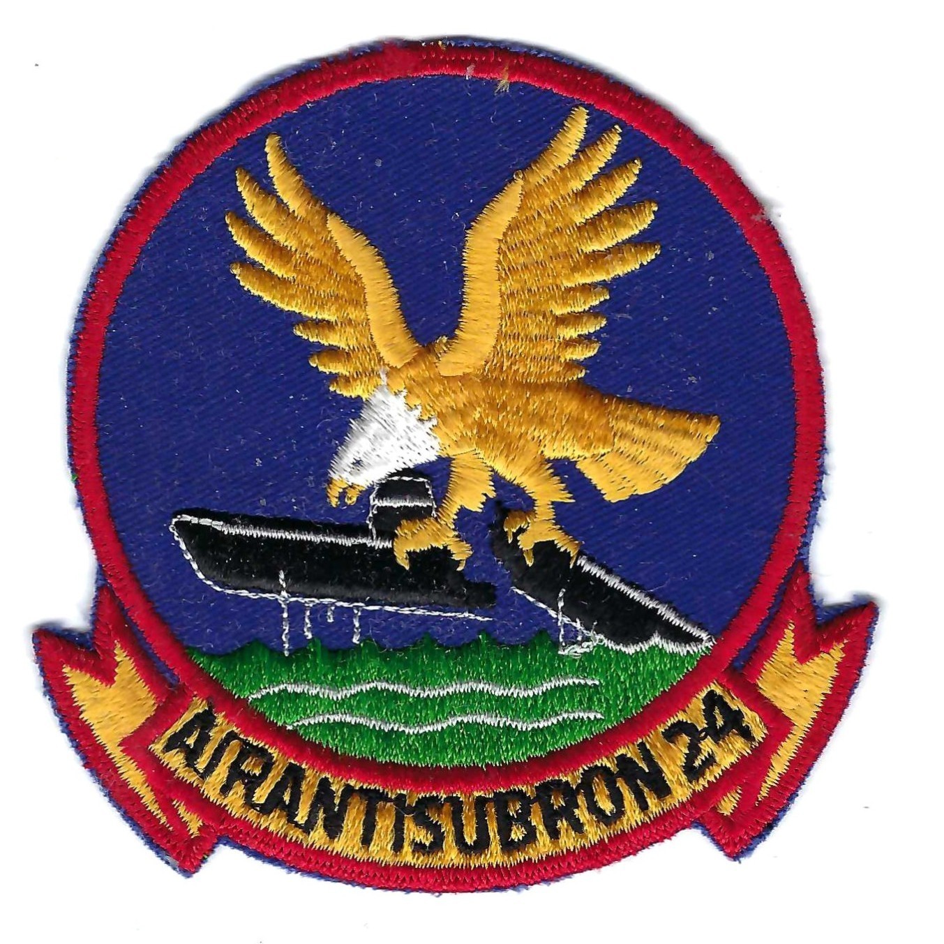 70's-80's  VS-24 'DUTY CATS' (SCHIFFLI MADE)  patch