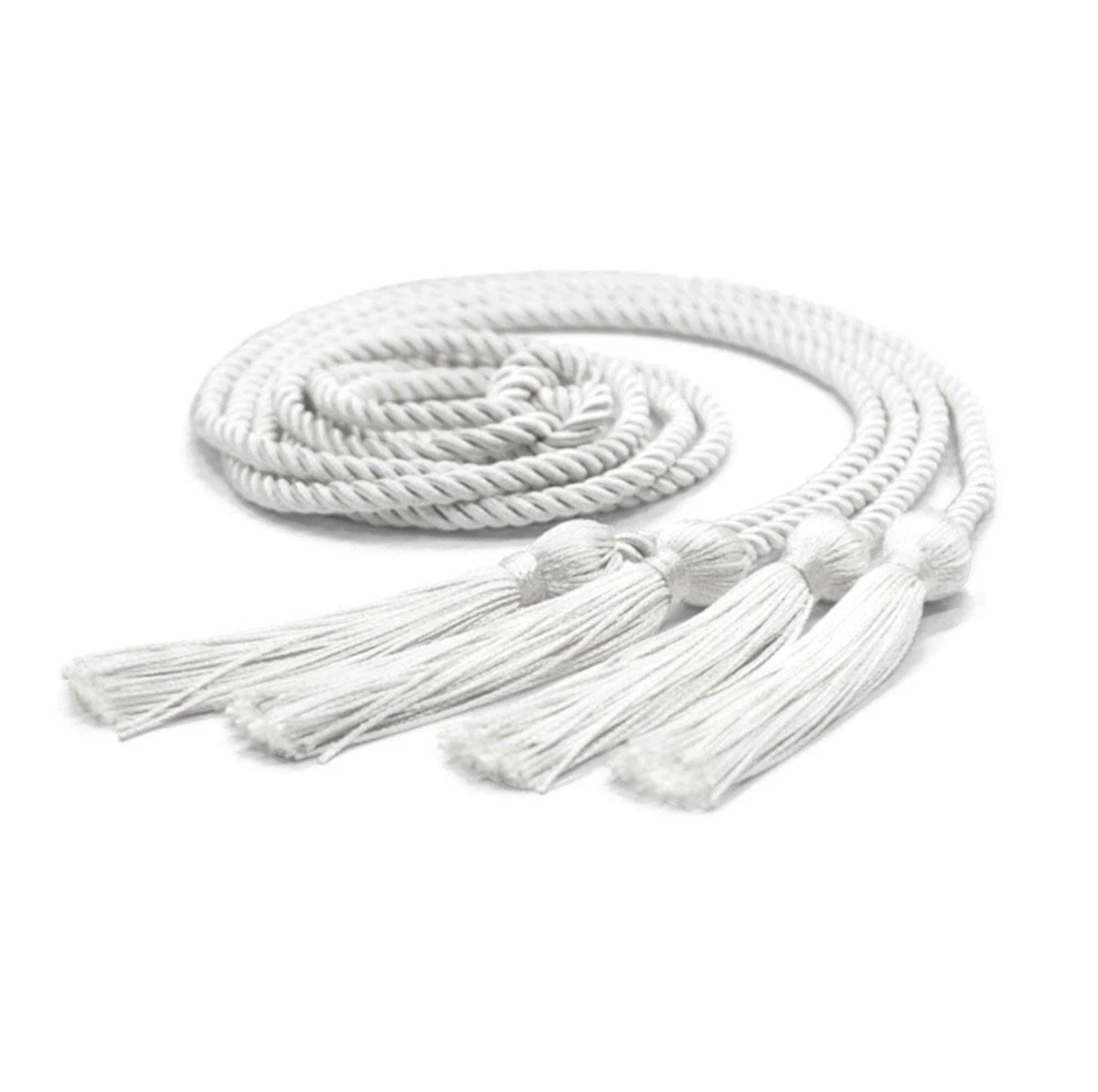 Endea Graduation Double Honor Cord White for High School & College