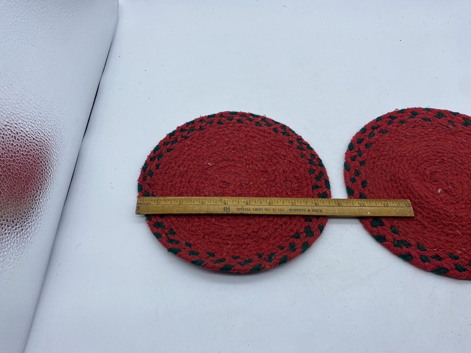 Vintage Hand Woven Coiled Mats