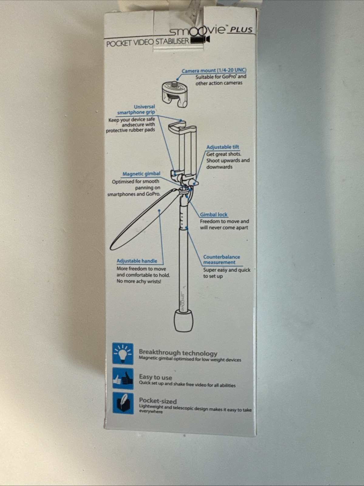Smoovie Plus Pocket Video Stabiliser