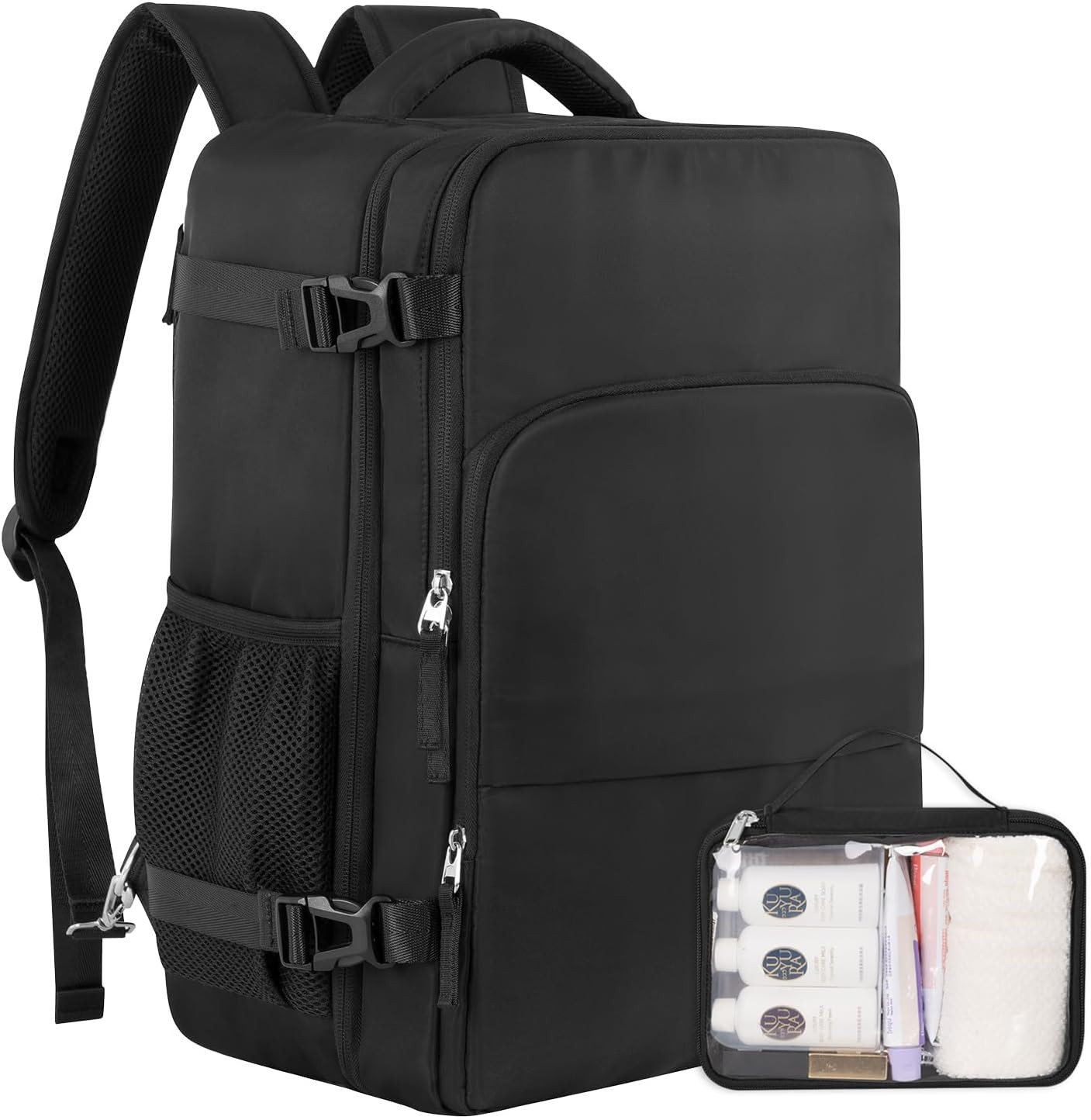 Travel Backpack, Carry on Flight Approved Travel Bag with Multi-Pockets, Waterpr