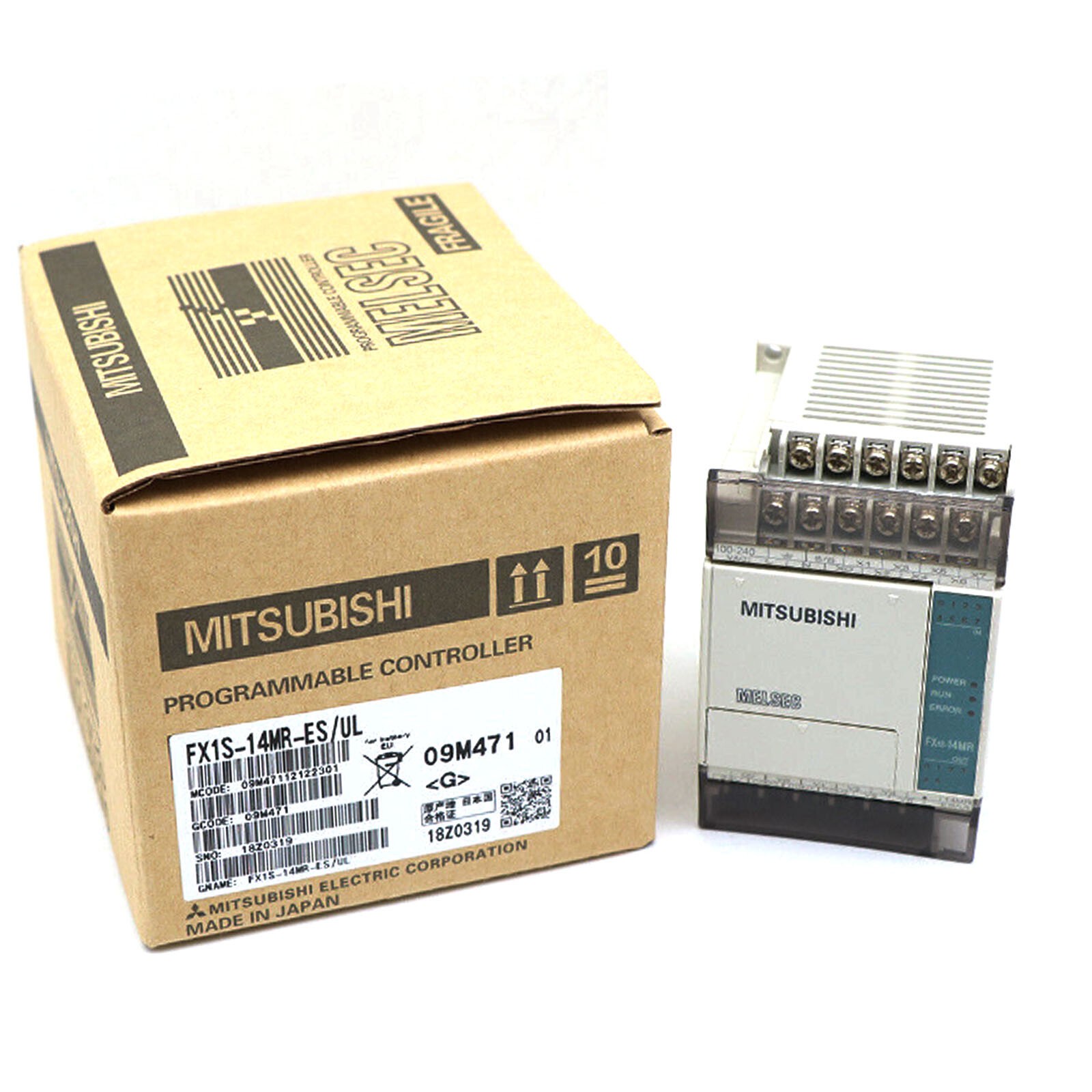 New In Box MITSUBISHI FX1S-14MR-ES/UL (FX1S14MRESUL) Programmable Controller