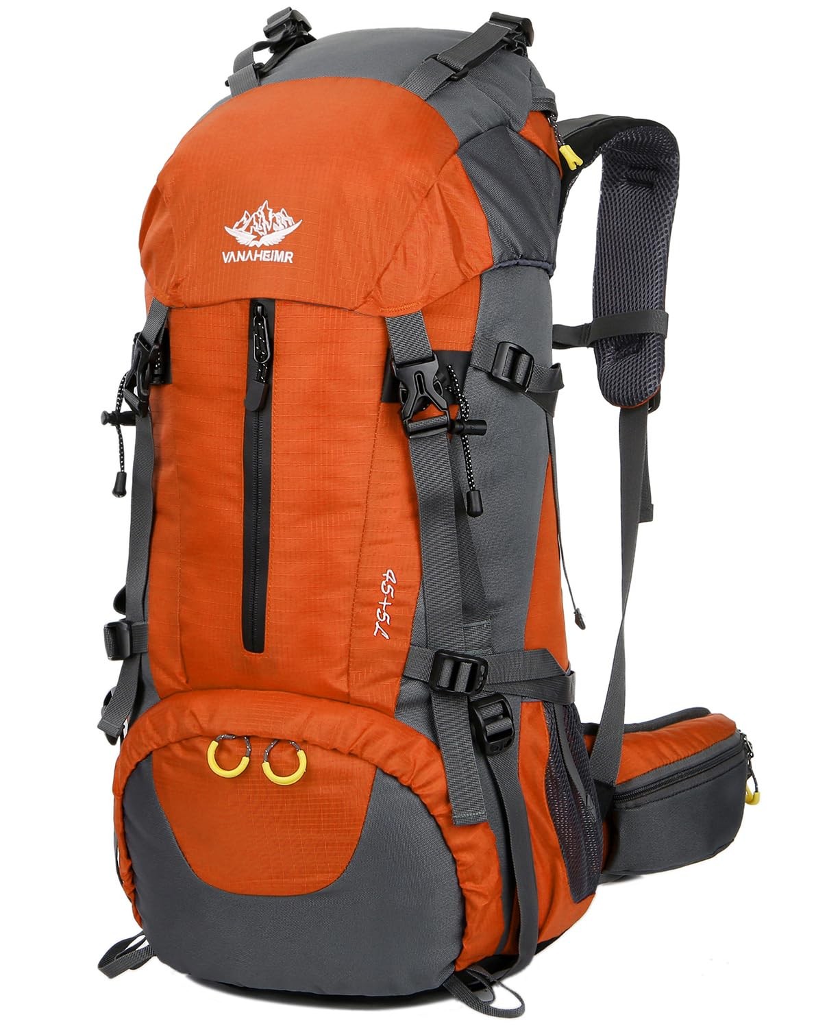 50L Hiking Backpack Men Camping Backpack with Rain Cover 45L+5L Lightweight Bac