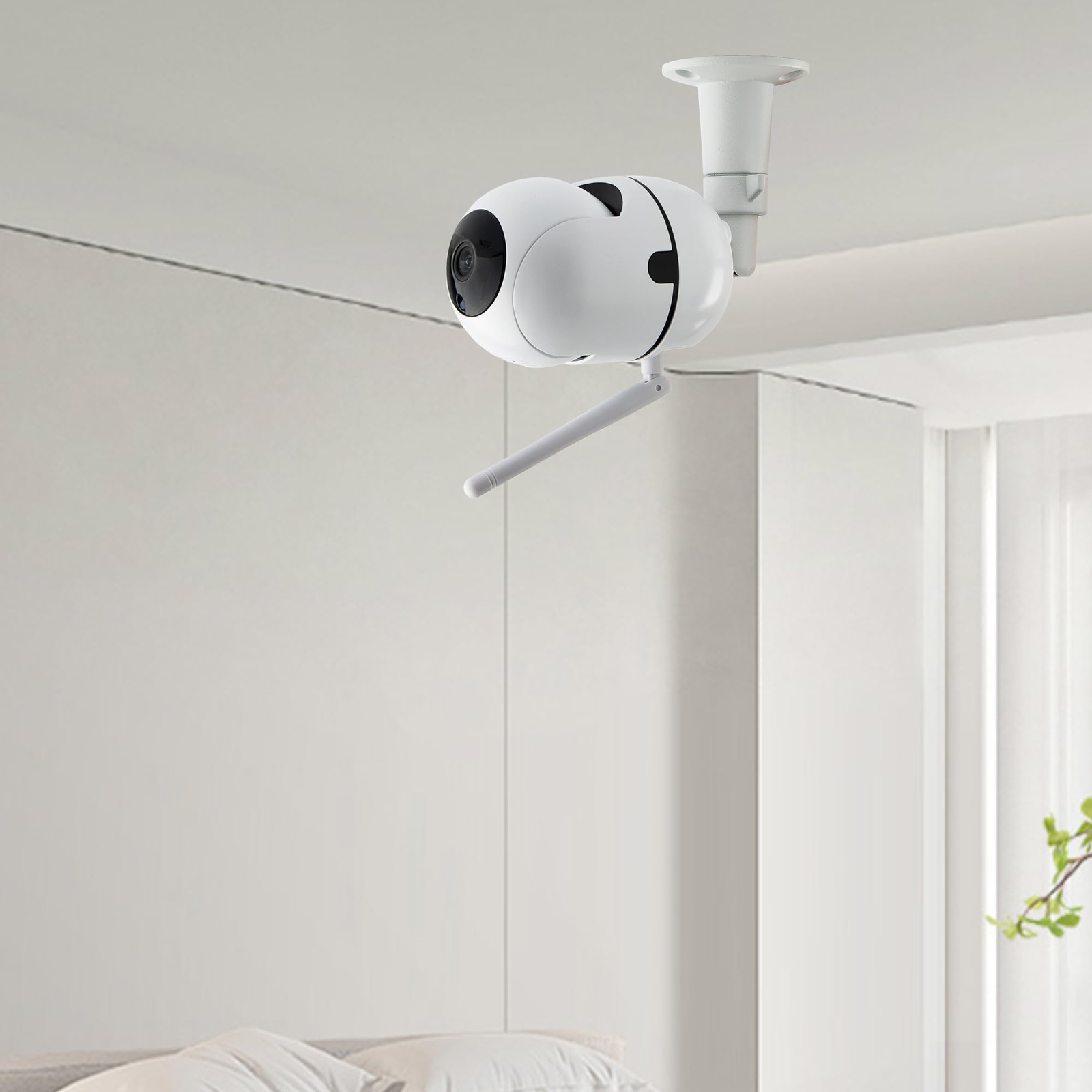 Security Camera Mount Bracket for Camera with 1/4 Screw Head Wall Mount Compa...