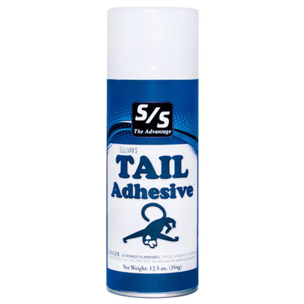New! Sullivan's TAIL ADHESIVE 10.5 oz. can For animal livestock leg or hair Show