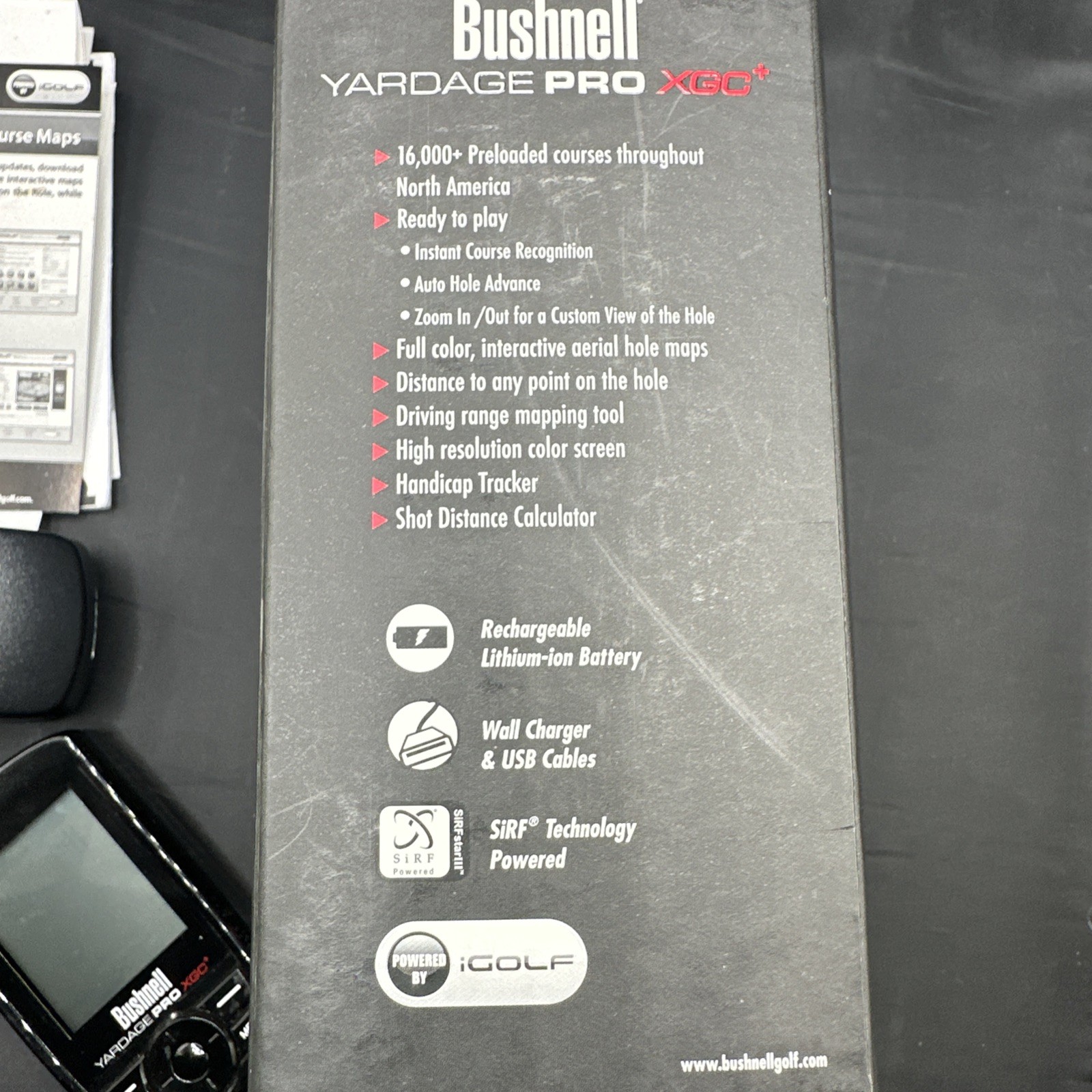 Bushnell Yardage Pro XGC+ GPS Golf Rangefinder