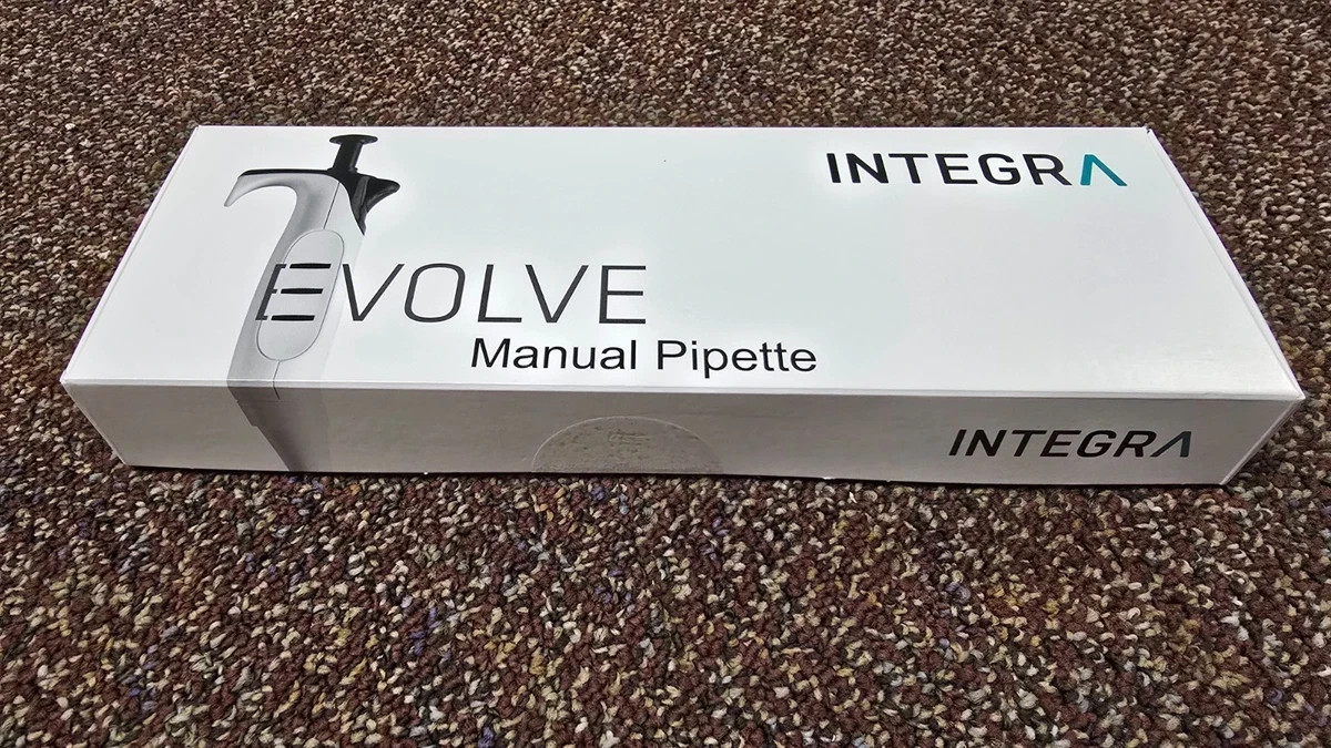 Integra Evolve Pipette, Single Channel, 20-200ul. Part number 3016. New in box