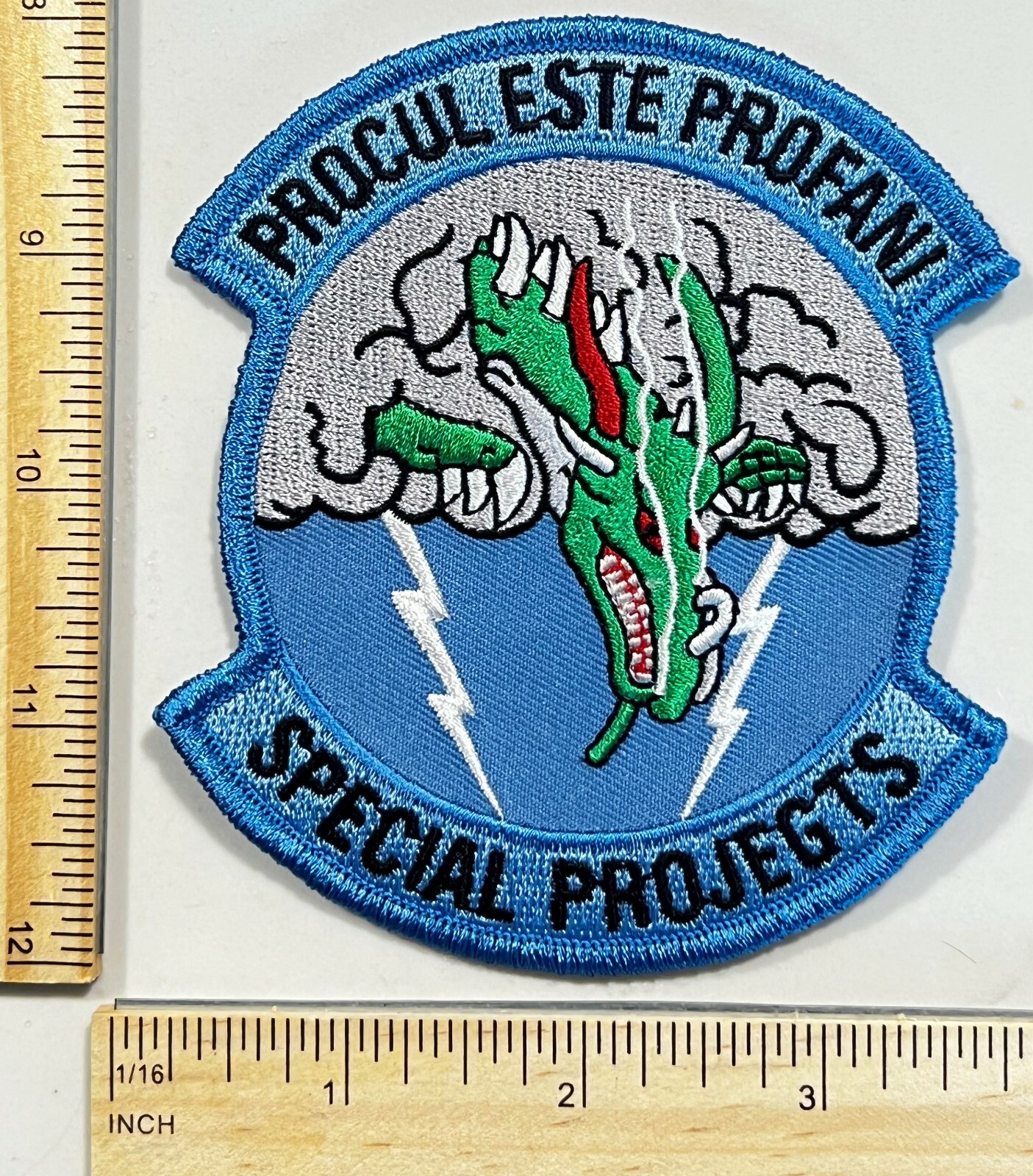 RARE - BLACK OPS MILITARY PATCH – PROCUL ESTE PROFANI – SPECIAL PROJECTS 416TH F