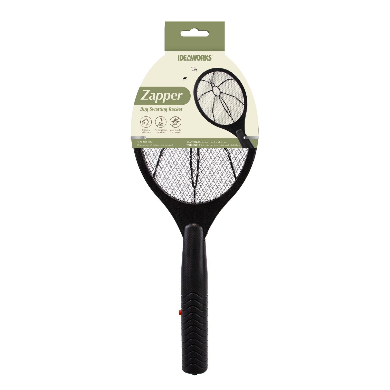 Electric Bug Zapper Fly Swatter for Mosquitoes Bugs Indoor Outdoor Racket NEW
