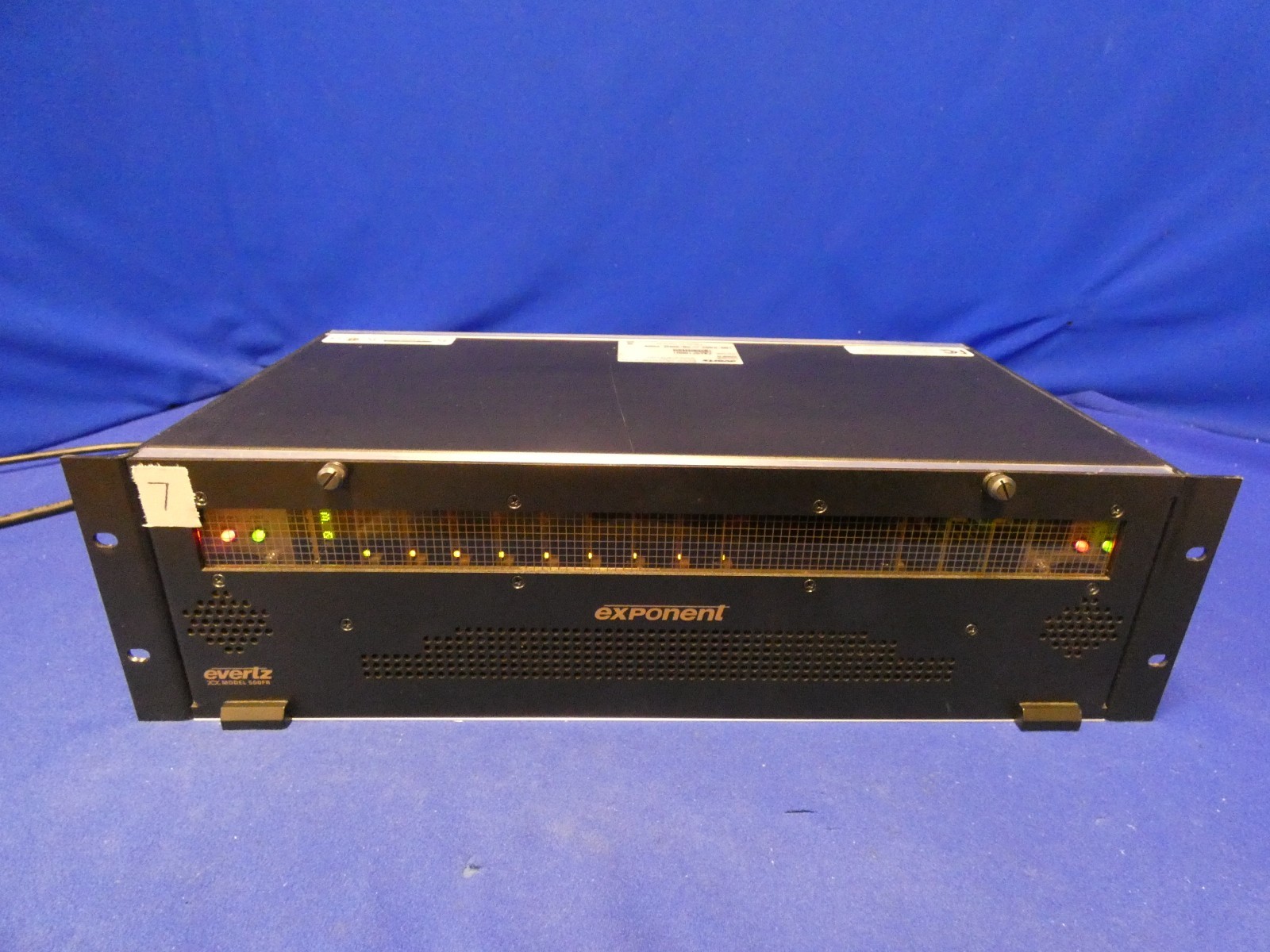 Evertz 500FR Exponent Frame w/QTY 10 501ADA-EQ, QTY 2 500ADA-W, 2PS