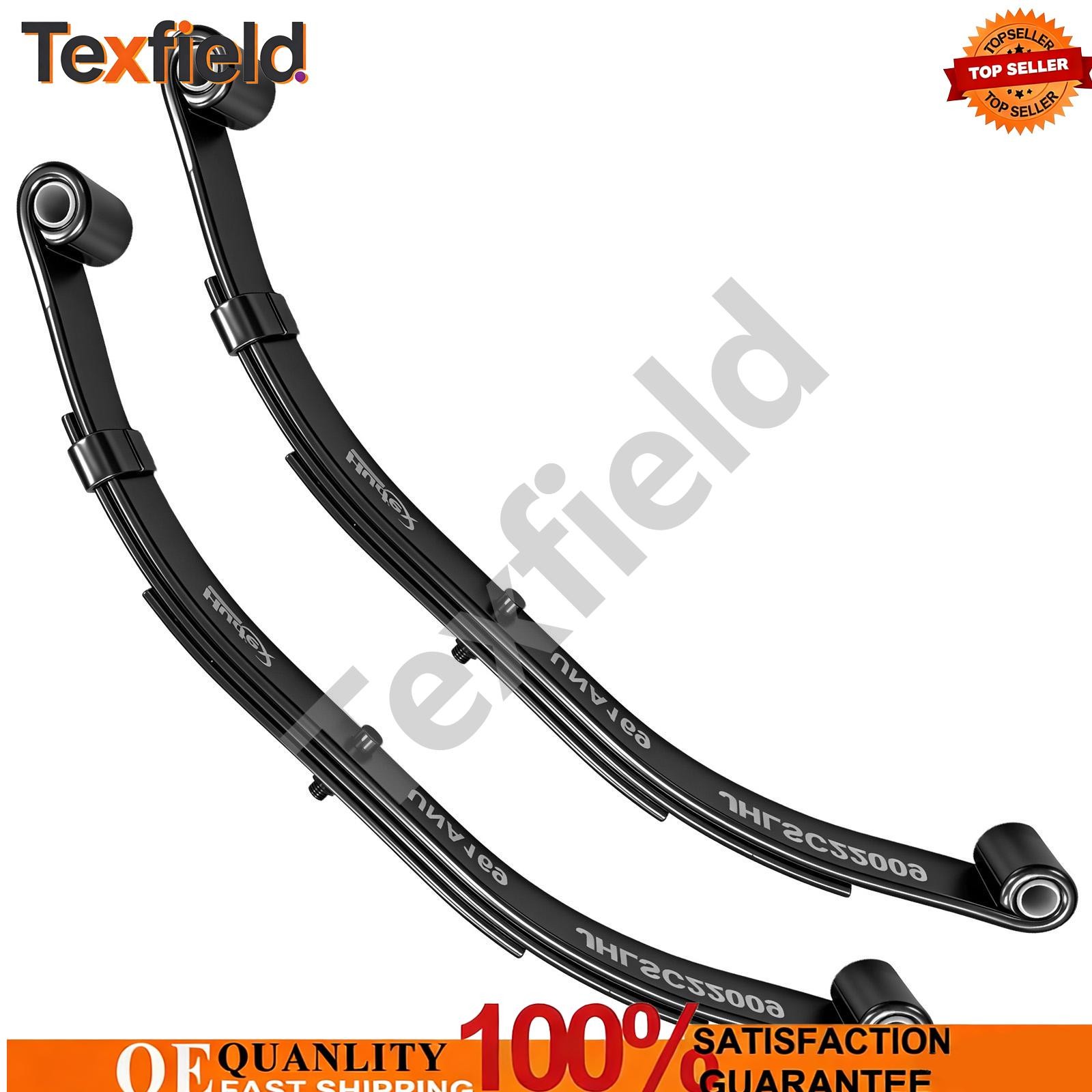 2PCS Double Eye Trailer Leaf Spring 3 Leaf  20-3/8" Length 1000 lb Capacity