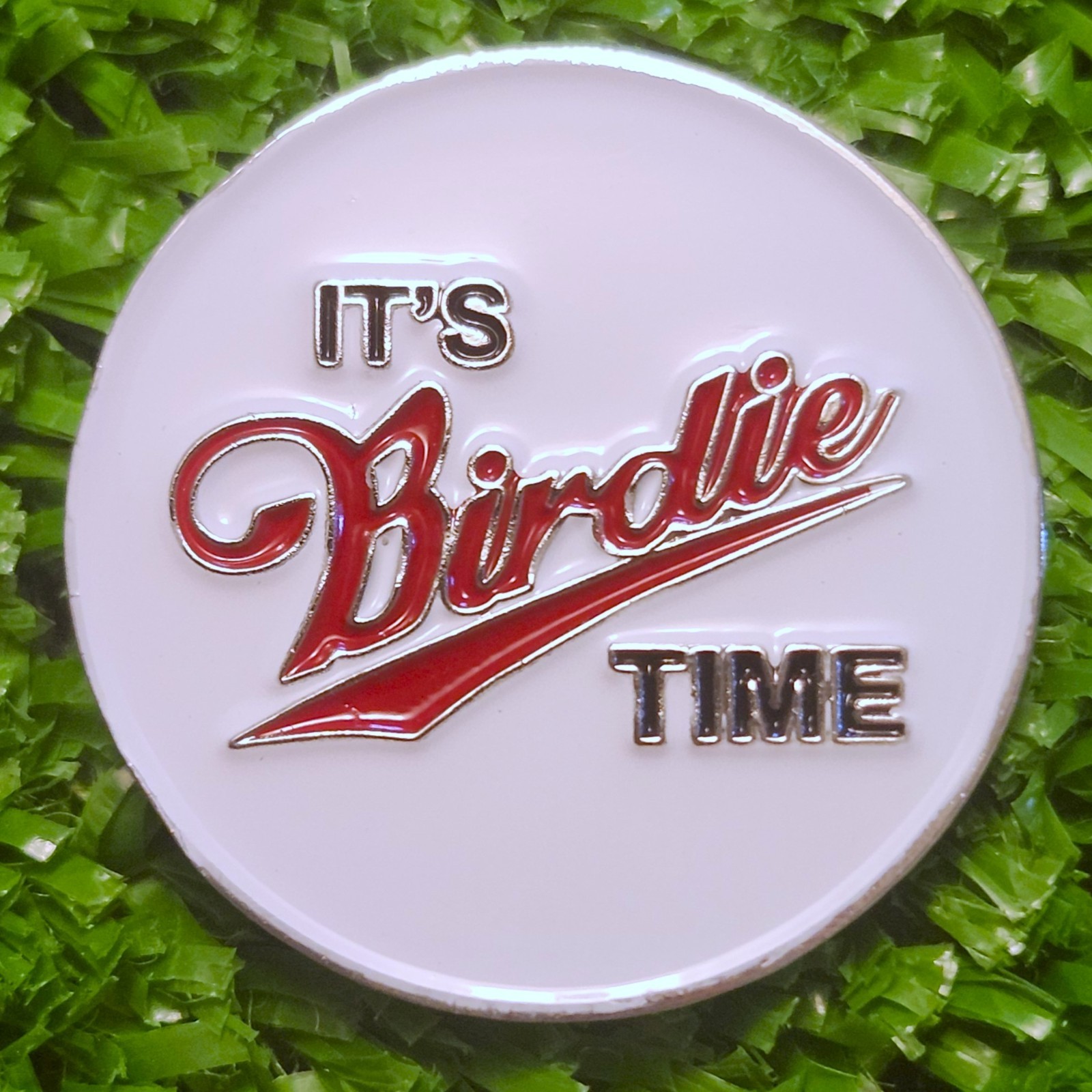 It's Birdie Time Golf Ball Marker by Evergolf New