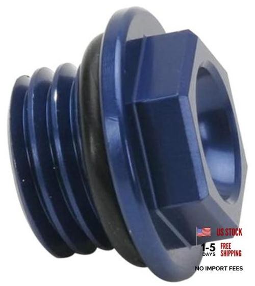 Works Connection Oil Filler Plug (Blue) Compatible With 04-18 KAWASAKI KX250F