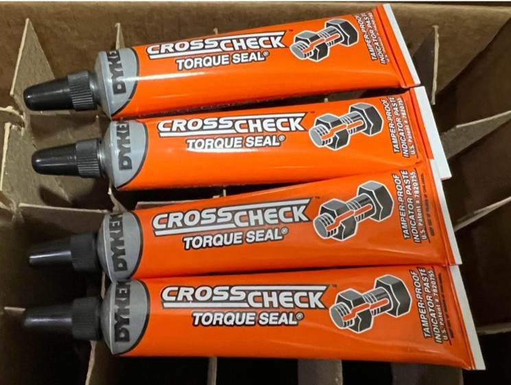 Dykem Cross Check Torque Seal (6 Pack) Tamper-Proof Indicator Paste Orange