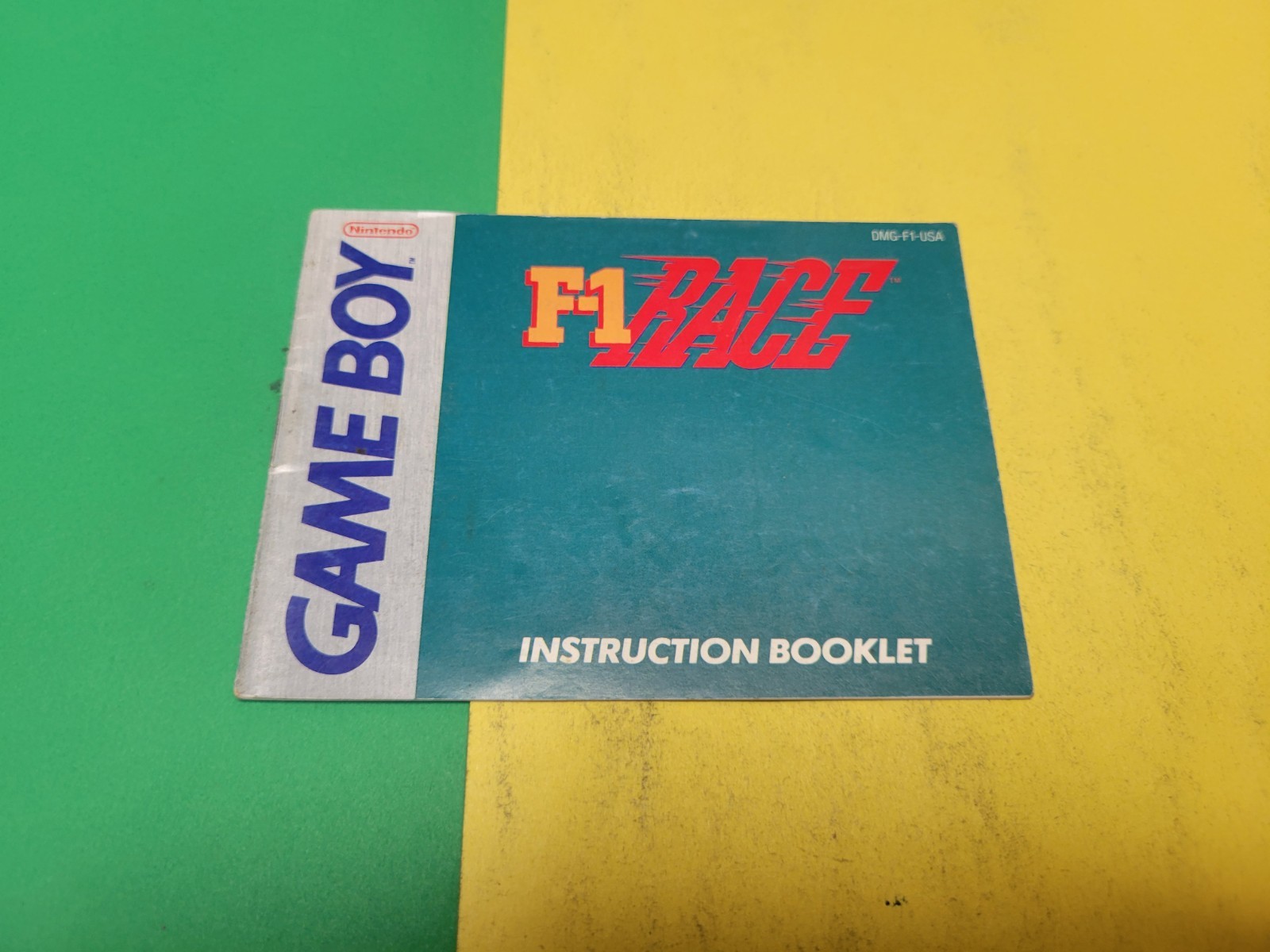 Nintendo Game Boy F-1 Race Instruction Booklet