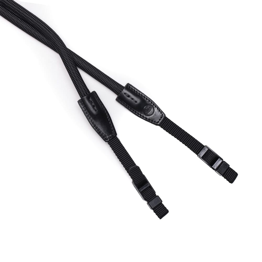 Leica Black 100cm Double Rope Camera Strap with Leather Ends (19635): BRAND NEW
