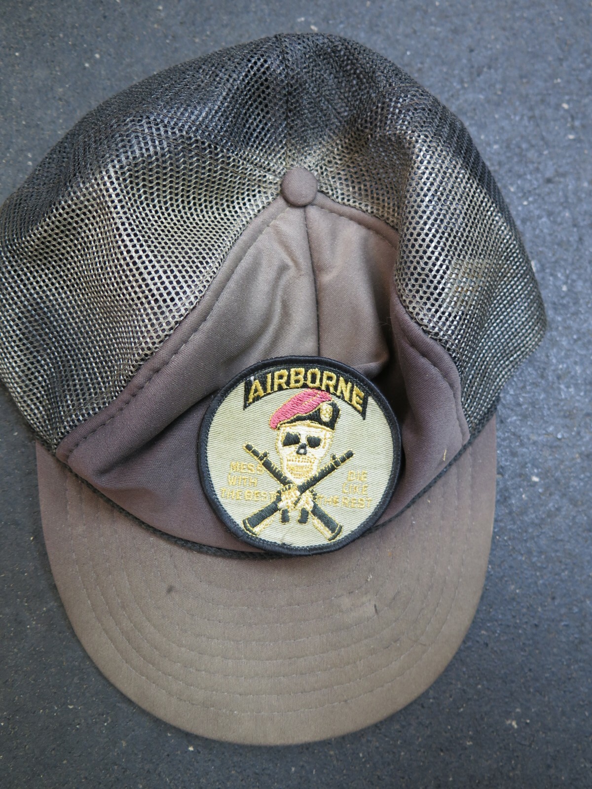 VINTAGE US Marines Mess With The Best - Die Like The Rest Military Patch W/ HAT
